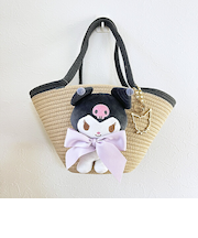 サンリオ クロミ ぬいぐるみ付かご風バッグ かごバッグ Sanrio