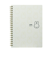 ミッフィー miffy A5リングノート (アイボリー) 文具 日本製 フェイスシリーズ