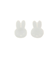 ミッフィー miffy マグネット (グレー) 文具 フェイスシリーズ