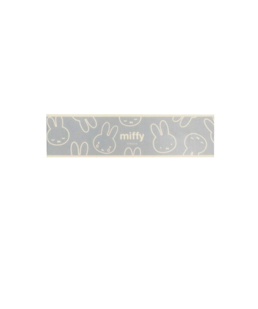 ミッフィー miffy 養生テープ(45mm) (グレー) 文具 日本製 フェイスシリーズ