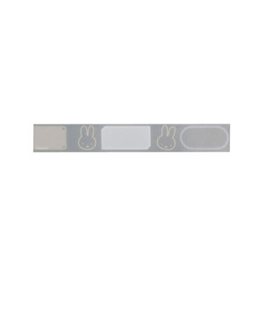 ミッフィー miffy 養生テープ(25mm) (グレー) 文具 日本製 フェイスシリーズ