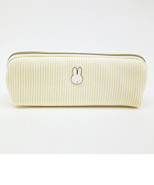 ミッフィー miffy ペンケース (アイボリー) 筆箱 文具 フェイスシリーズ