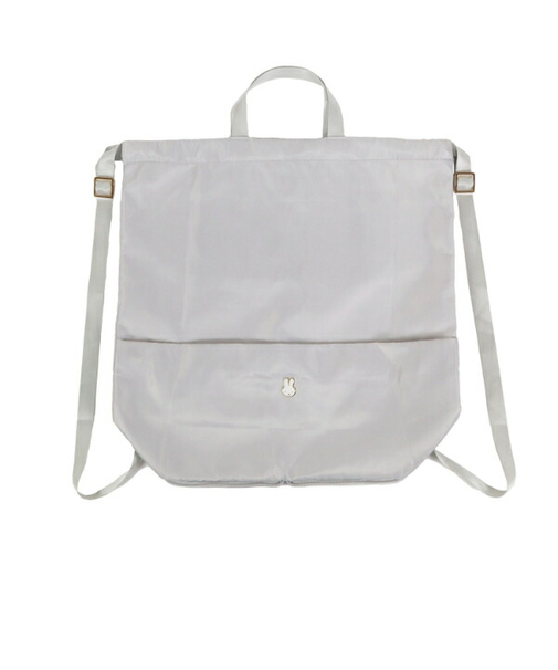 ミッフィー miffy バッグサック (グレー) フェイスシリーズ