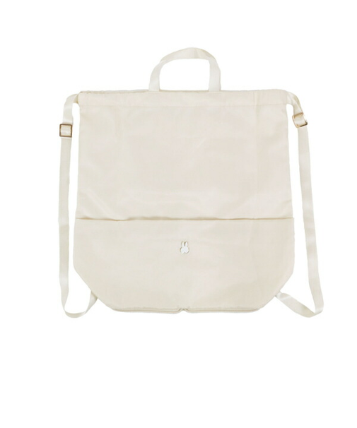 ミッフィー miffy バッグサック (アイボリー) フェイスシリーズ