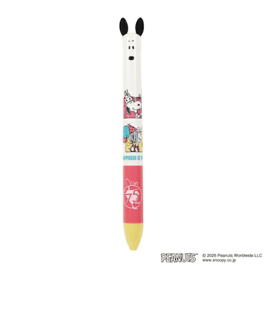 スヌーピー セレブレーション 耳ノックボールペン 文具 PEANUTS 75th 日本製 SNOOPY