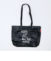 スヌーピー A4トートバッグ ブラック PEANUTS 75th ROOTOTE ルートート コラボ SNOOPY