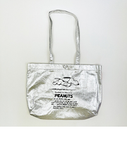 スヌーピー A4トートバッグ シルバー PEANUTS 75th ROOTOTE ルートート コラボ SNOOPY