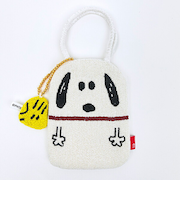 スヌーピー ミニトートバッグ アイボリー ROOTOTE ルートート コラボ SNOOPY