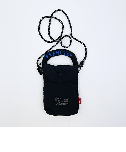 スヌーピー 2WAYミニショルダーバッグ マットブラック ROOTOTE ルートート コラボ SNOOPY