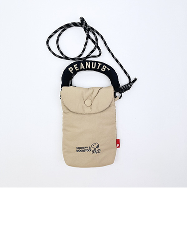 スヌーピー 2WAYミニショルダーバッグ マットベージュ ROOTOTE ルートート コラボ SNOOPY