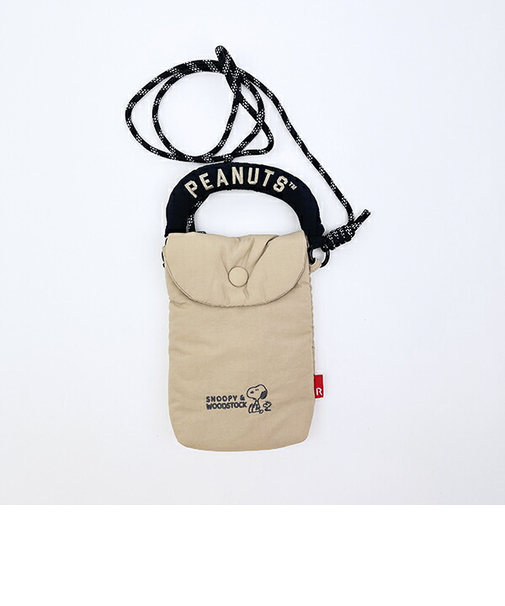 スヌーピー 2WAYミニショルダーバッグ マットベージュ ROOTOTE ルートート コラボ SNOOPY