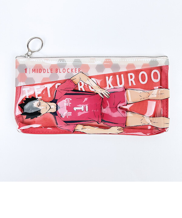 ハイキュー!! 黒尾鉄朗 PVCポーチ パターンアート 推し活