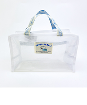 スヌーピー EVA ハンドル付きスクエアポーチ (ホワイト) SNOOPY