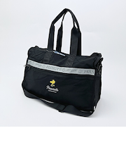 スヌーピー ウッドストック ボストンバッグ ブラック SNOOPY