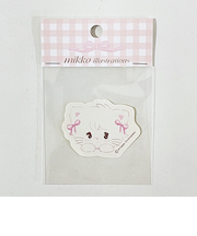 mikko illustrations ミッコ ムース ダイカットステッカー 文具 日本製