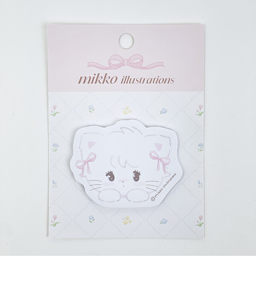 mikko illustrations ミッコ ムース ダイカット付箋 文具 日本製