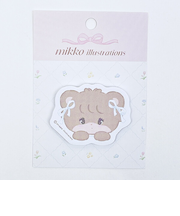 mikko illustrations ミッコ ラテ ダイカット付箋 文具 日本製