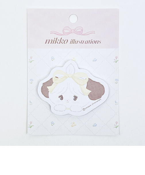 mikko illustrations ミッコ スフレ ダイカット付箋 文具 日本製