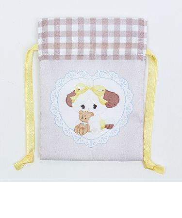 mikko illustrations ミッコ スフレ まめ巾着 日本製