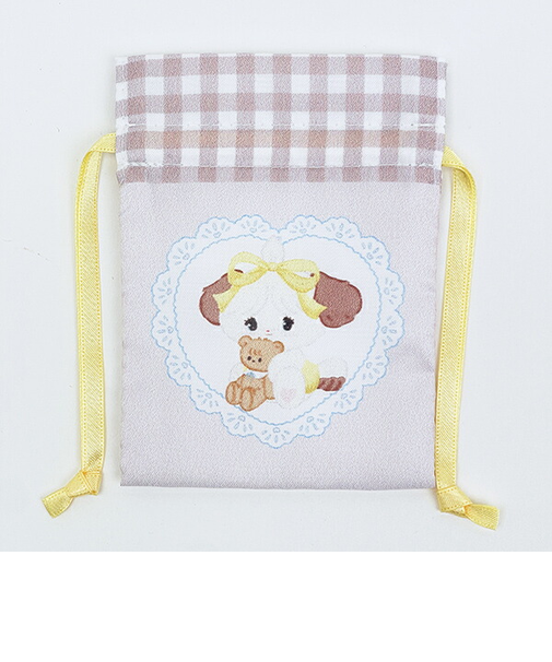 mikko illustrations ミッコ スフレ まめ巾着 日本製