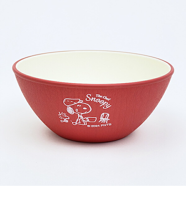 スヌーピー シェフシリーズ 抗菌ボウル (レッド) 食器 SNOOPY