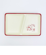 スヌーピー シェフシリーズ 抗菌スクエアプレート (レッド) 食器 SNOOPY