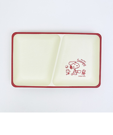 スヌーピー シェフシリーズ 抗菌スクエアプレート (レッド) 食器 SNOOPY