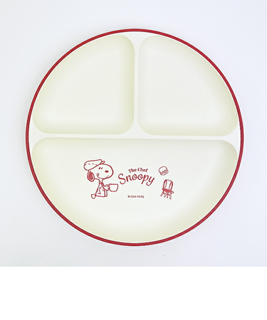 スヌーピー シェフシリーズ 抗菌ランチプレート (レッド) 食器 SNOOPY