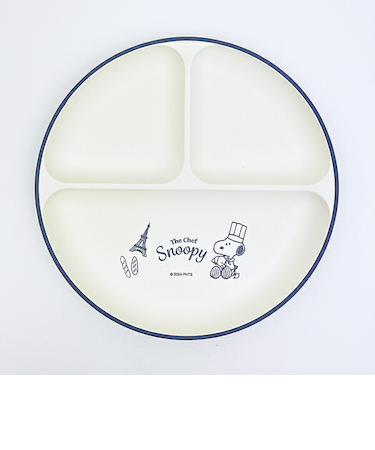 スヌーピー シェフシリーズ 抗菌ランチプレート (ブルー) 食器 SNOOPY