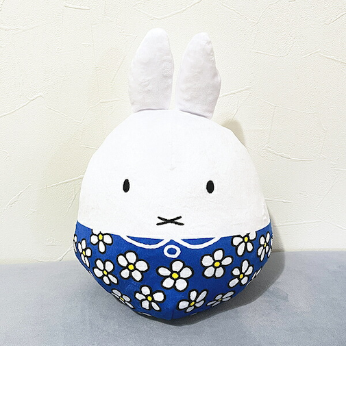 ミッフィー miffy ぬいコロンBIG ブルーフラワー ぬいぐるみ