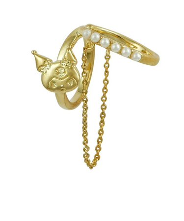 サンリオ クロミ ダブルイヤーカフ イエローゴールド アクセサリー Sanrio