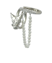 サンリオ クロミ ダブルイヤーカフ シルバー 全身 アクセサリー Sanrio