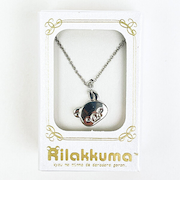 リラックマ チャームペンダント フェイス シルバー ネックレス アクセサリー