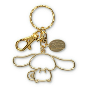 サンリオ シナモロール ゴールドキーホルダーシナモロール