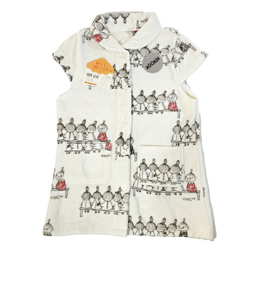 ムーミン リトルミイ シブリングズ 袖なしルームウエア アイボリー ブランケット MOOMIN