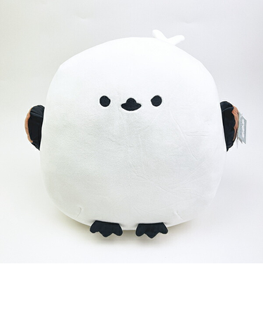 しまださん もちふわクッション(L) ホワイト シマエナガ