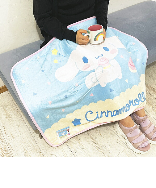 サンリオ シナモロール ふわふわブランケット シナモン ひざ掛け Sanrio