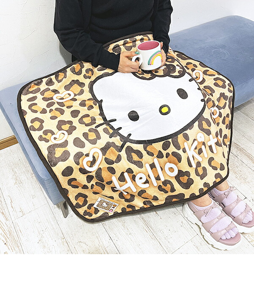 サンリオ ハローキティ ふわふわブランケット ブラウン ひざ掛け Sanrio