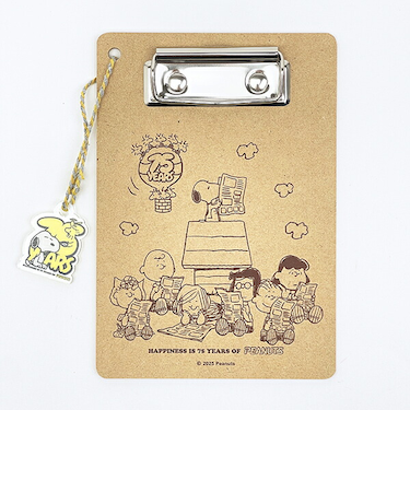 スヌーピー ウッドバインダー 文具 PEANUTS 75th 日本製 SNOOPY