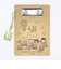 スヌーピー ウッドバインダー 文具 PEANUTS 75th 日本製 SNOOPY