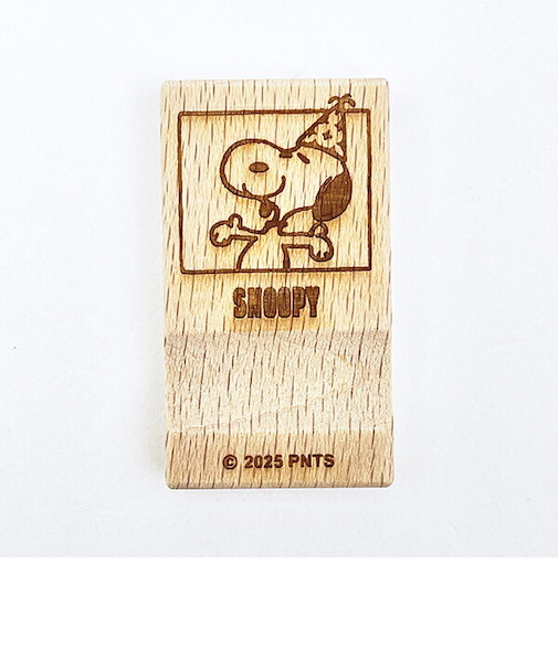 スヌーピー 木の箸置き (はしおき) パーティー 食器 PEANUTS 75th 日本製 SNOOPY