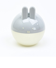 ミッフィー miffy クリップケース (グレー) 文具 フェイスシリーズ