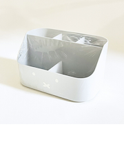 ミッフィー miffy デスクオーガナイザー (グレー) 小物入れ フェイスシリーズ