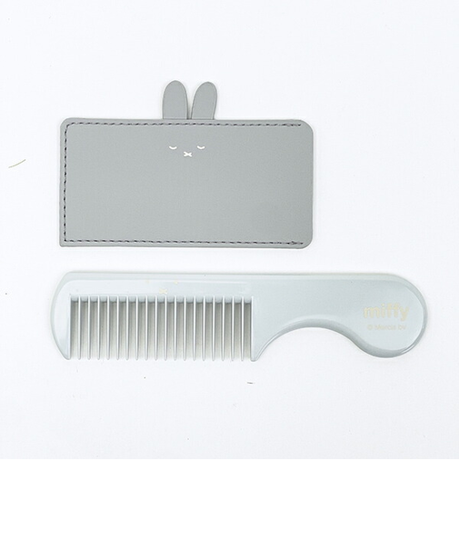 ミッフィー miffy ヘアコーム (グレー) くし フェイスシリーズ