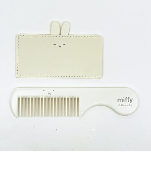 ミッフィー miffy ヘアコーム (アイボリー) くし フェイスシリーズ