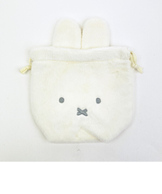 ミッフィー miffy 巾着袋 (アイボリー) フェイスシリーズ