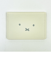 ミッフィー miffy カードケース (アイボリー) フェイスシリーズ
