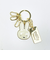 ミッフィー miffy キーリング (アイボリー) フェイスシリーズ