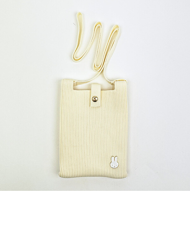 ミッフィー miffy ショルダーポーチ (アイボリー) フェイスシリーズ