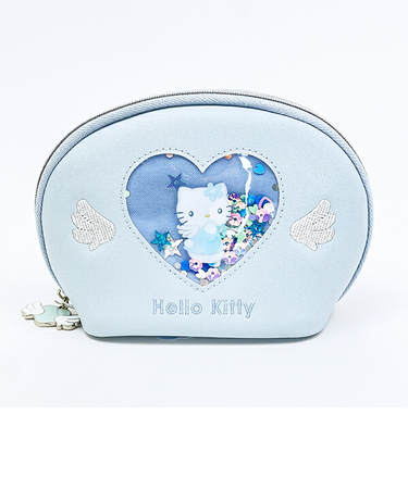 サンリオ ハローキティ ラウンドポーチ キラキラエンジェル Sanrio